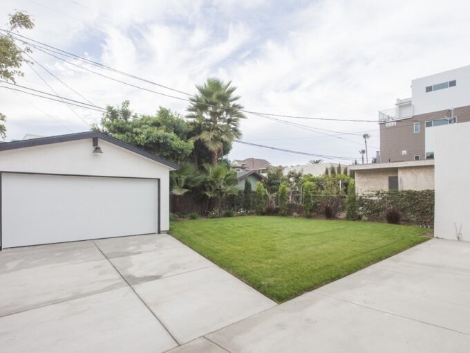 Housing Backyard View